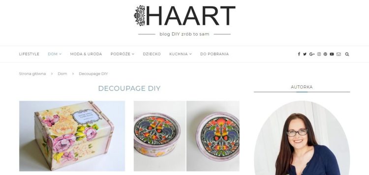 Kreatywne blogi - Haart