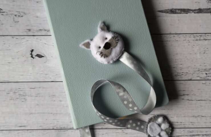 Filcowa zakładka do książki dla dzieci